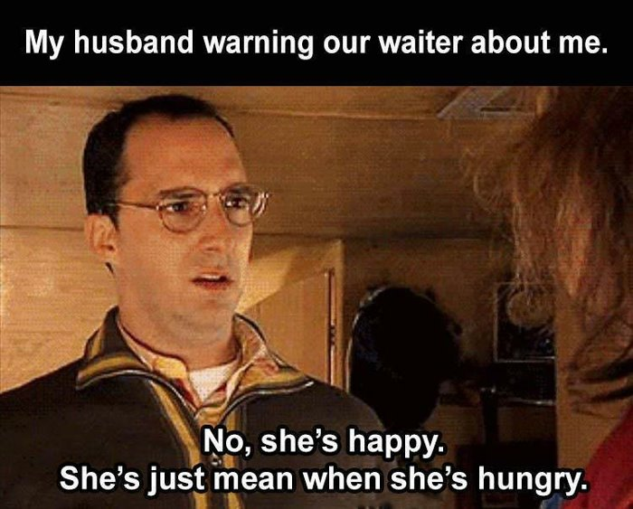 Always warn the waiter